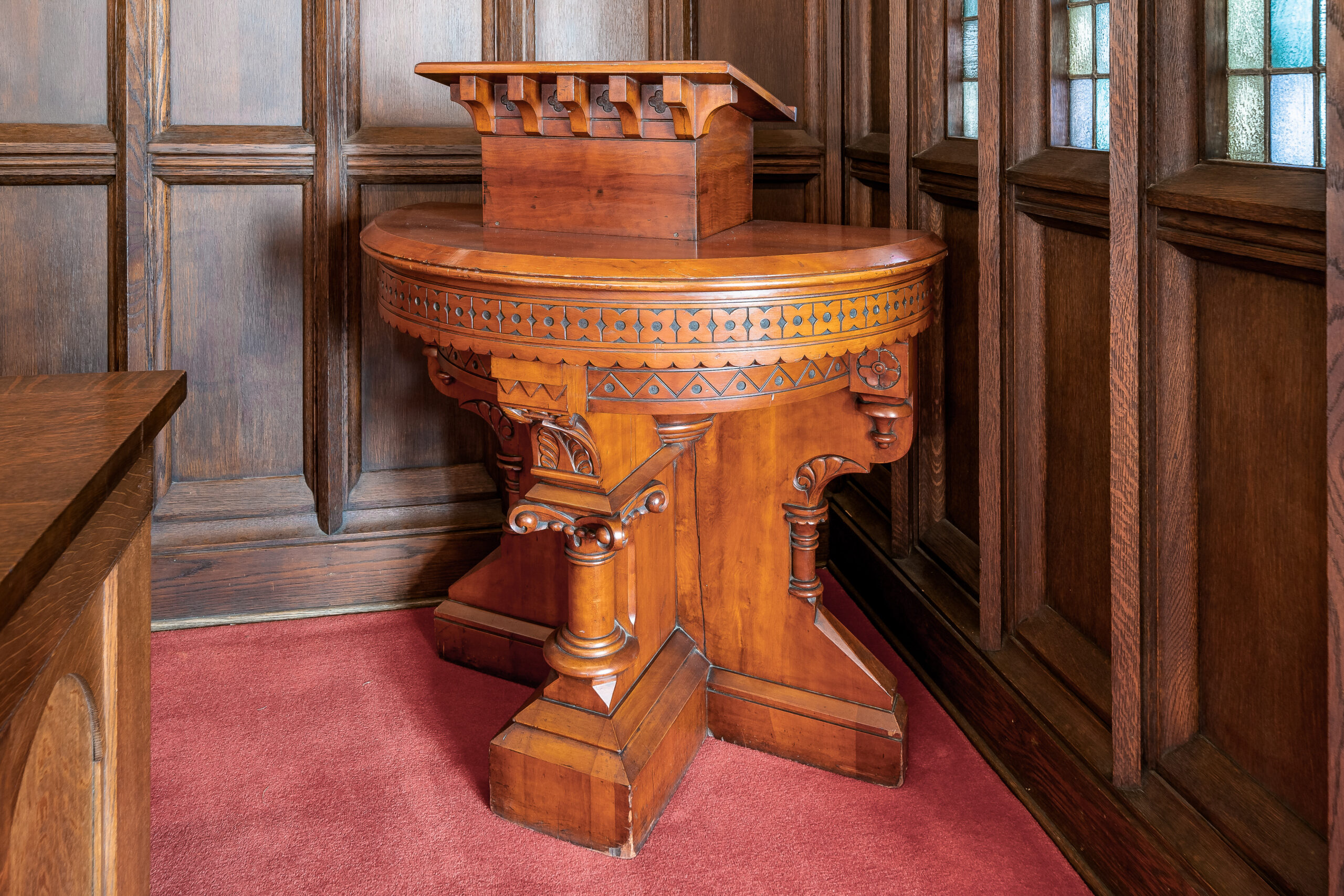 The Gladden Pulpit from the 1887 building