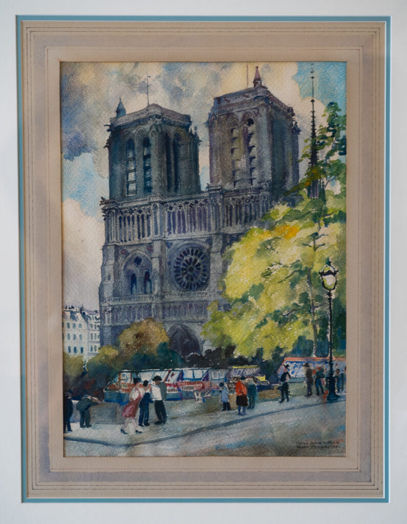 Cathédrale Notre-Dame de Paris - Ralph Fanning watercolor