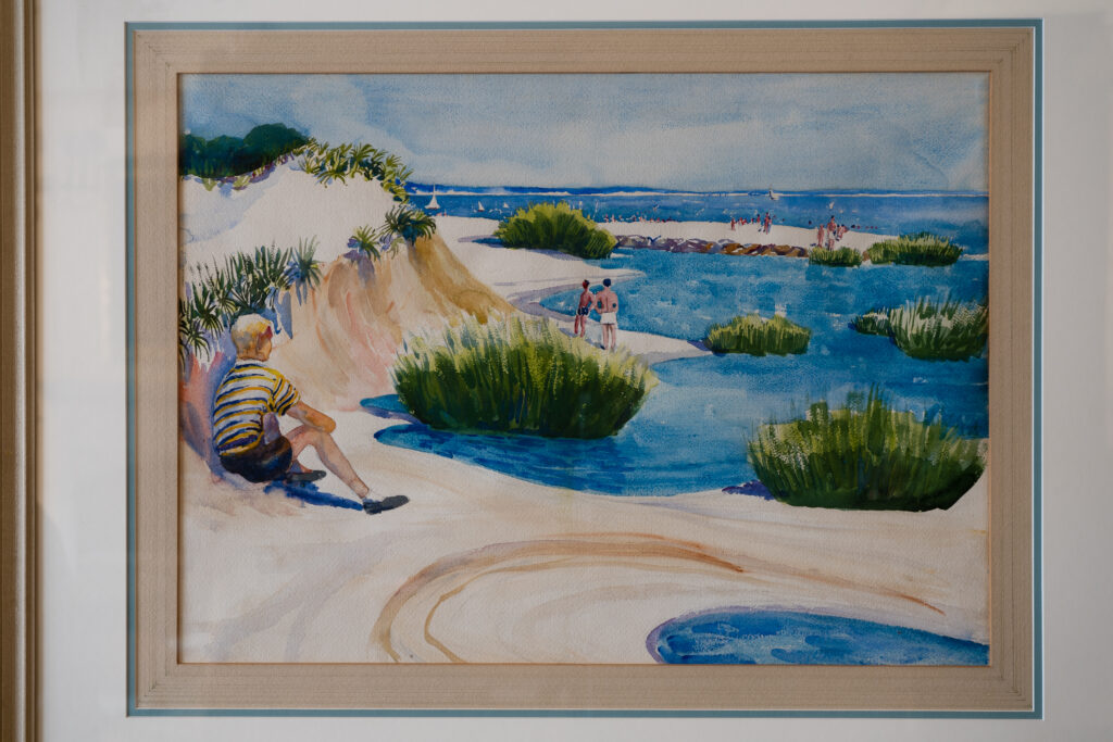 Peconic Bay, Eastern Long Island - Ralph Fanning watercolor