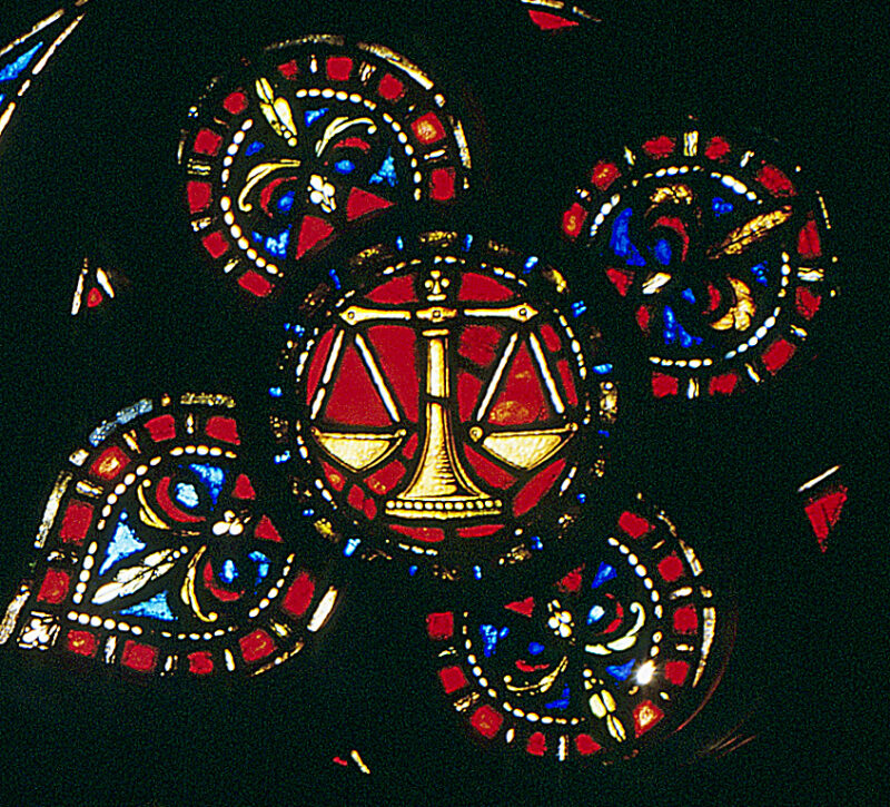The Rose Window - Scales of Justice